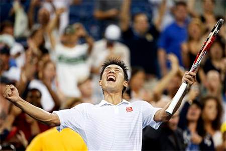 Tay vợt người Nhật Bản lần đầu vào bán kết Grand Slam