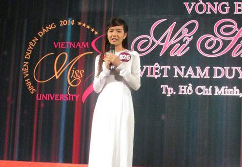 Sôi động cuộc thi "Nữ sinh viên Việt Nam duyên dáng 2014" 3