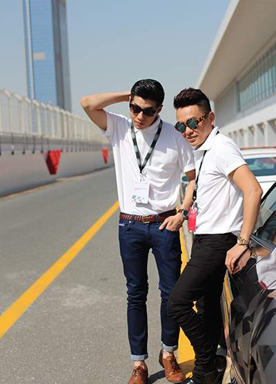 Dàn sao Việt tham quan trường đua F1 7