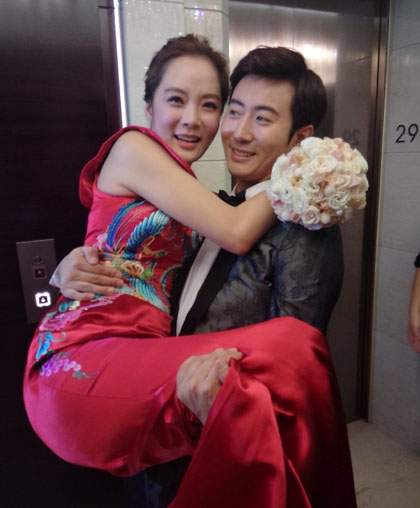 Chae Rim rớm lệ trong đám cưới lần hai 7