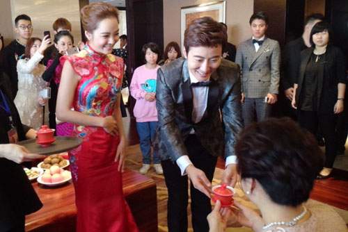 Chae Rim rớm lệ trong đám cưới lần hai 11