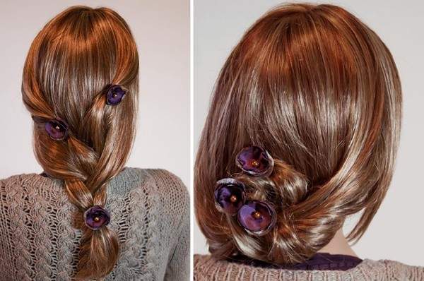 Làm hoa vải đơn giản mà xinh xắn trang trí phụ kiện cho mái tóc 8