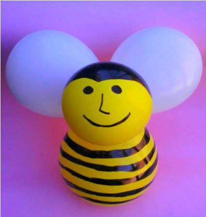 Cách làm chú ong bằng bóng bay ngộ nghĩnh cho bé 4