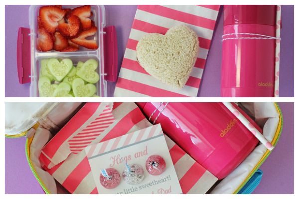 Trang trí hộp đồ ăn dễ thương cho ngày Valentine 2