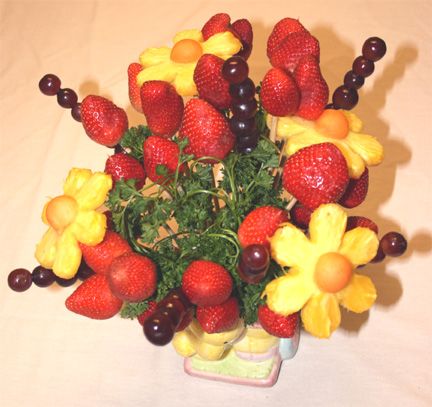 Hướng dẫn làm lẵng hoa trái cây tặng mẹ 15