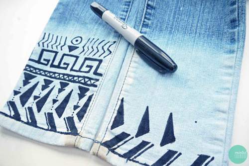 Học lỏm công thức làm mới quần jeans cũ cực “chất” 7