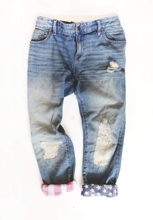 Học lỏm công thức làm mới quần jeans cũ cực “chất” 12