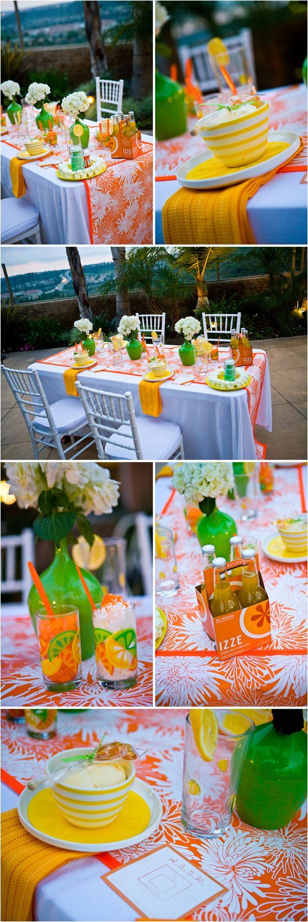 Cách trang trí bàn tiệc đám cưới cực nổi bật với màu neon 5