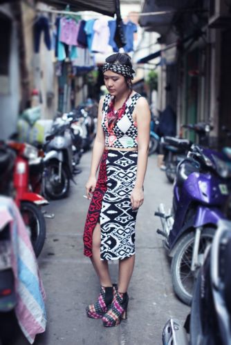 Fashionista mặc độc lạ nhất đường phố Sài Gòn 12