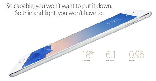 Apple vừa ra mắt iPad Air 2 mỏng nhất thế giới 4