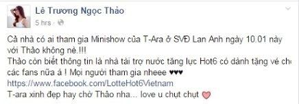 Sao Việt nóng lòng chờ gặp T-ara tại TP.HCM 3