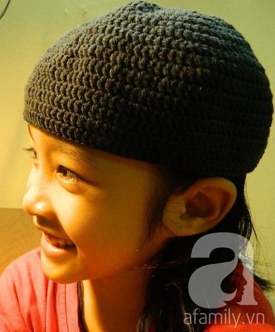 Cách móc mũ len đẹp điệu đà cho bé đi chơi Tết 4
