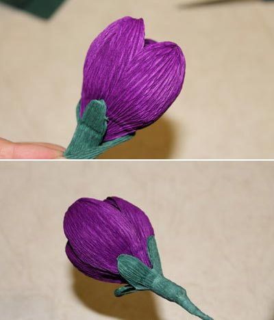 Khéo tay làm chậu hoa tulip giấy đón năm mới ngọt ngào 7
