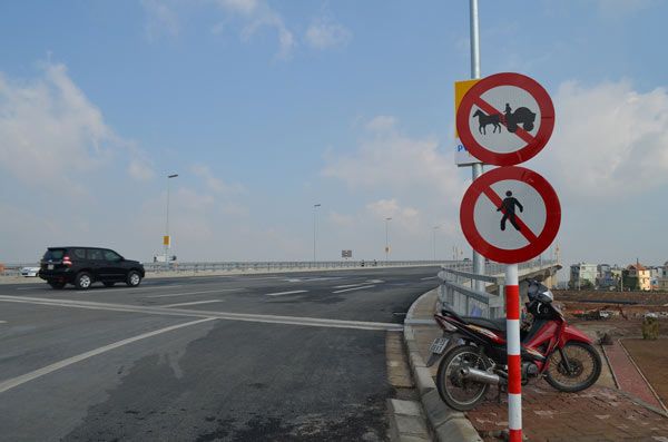 Xử phạt nhiều trường hợp dừng đỗ, chụp ảnh trên cầu Nhật Tân 2