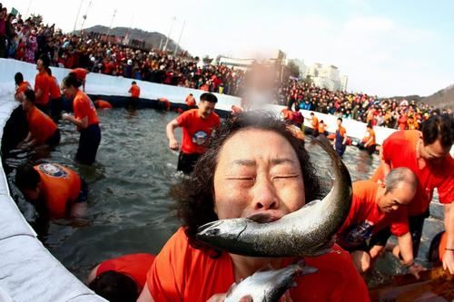 Độc đáo lễ hội câu cá bằng miệng tại Hàn Quốc 4