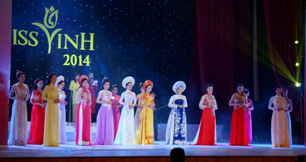 Nữ sinh ĐH Vinh đăng quang Miss Vinh 2014 2