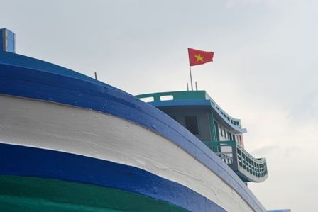Sắp hạ thủy tàu cá từng bị tàu Trung Quốc đâm chìm ở Hoàng Sa 2