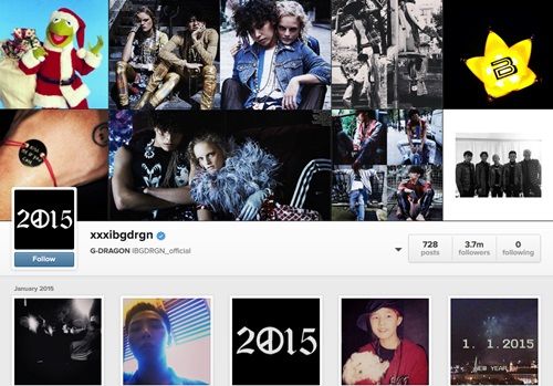 G-Dragon là sao Hàn “hot” nhất trên Instagram 3
