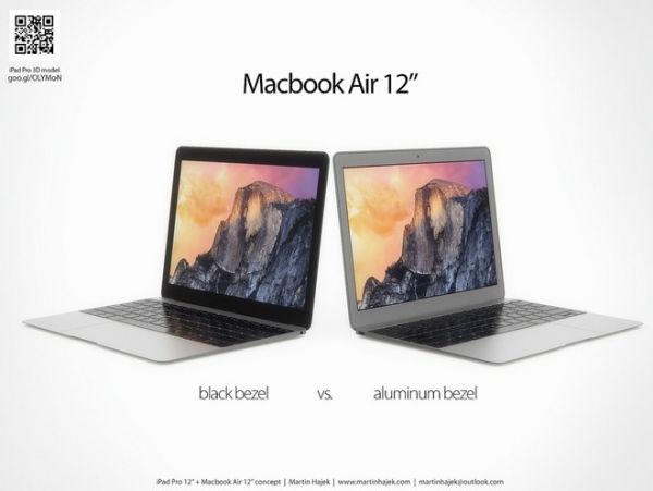 iPad Pro và MacBook Air 12 inch so dáng với bản dựng 3D 8