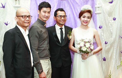 Sao Việt mừng đám cưới Huỳnh Đông - Ái Châu 6