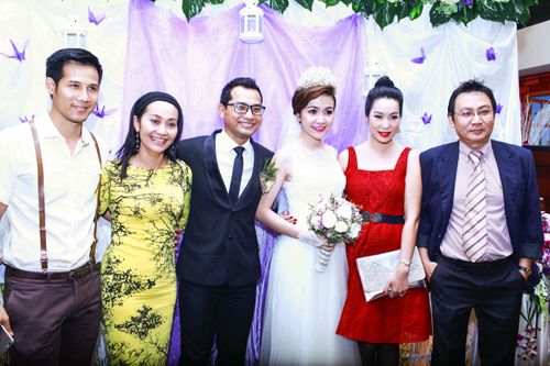 Sao Việt mừng đám cưới Huỳnh Đông - Ái Châu 8
