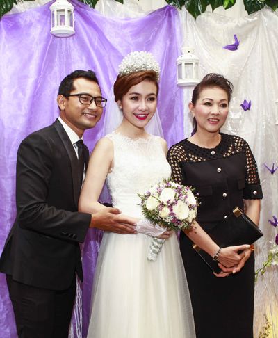 Sao Việt mừng đám cưới Huỳnh Đông - Ái Châu 4