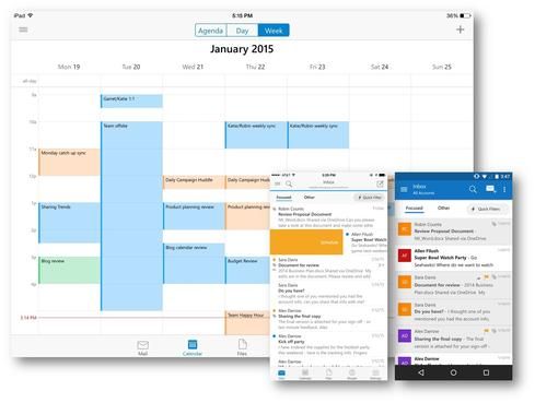 Microsoft ra mắt phần mềm Outlook cho iOS và Android 2