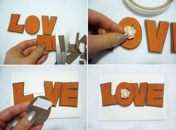 Làm thiệp Valentine độc đáo với khóa cài bằng chữ “LOVE” 3