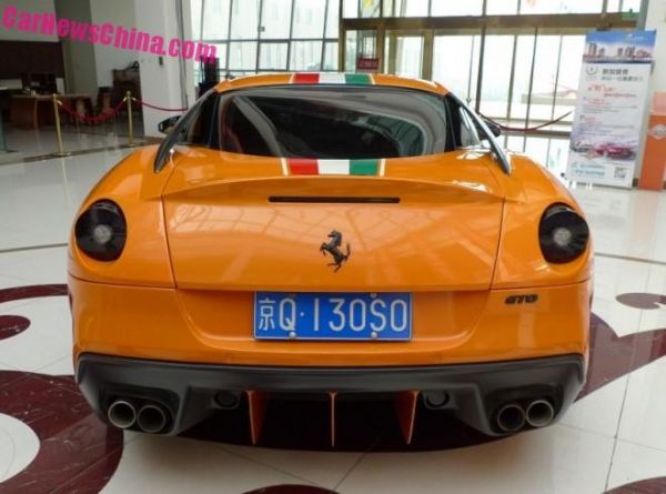 Ferrari 599 GTO màu độc ở Trung Quốc 2