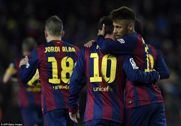 Messi và Neymar giúp Barca thắng ngược Villarreal 3-2 13
