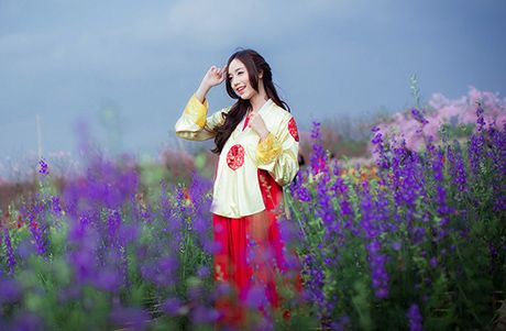 Hot girl Ngân Búng diện hanbok Hàn Quốc xinh như búp bê 4