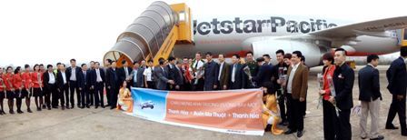 Jetstar Pacific khai trương đường bay Thanh Hóa - Buôn Ma Thuột