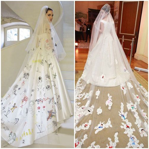 Váy cưới Ngân Khánh mượn ý tưởng từ Angelina Jolie? 15
