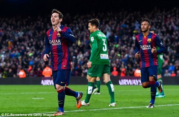 Messi có hat-trick, Barca lập kỷ lục thắng liên tiếp 11 trận 6