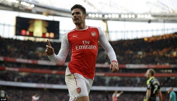 Ghi 2 bàn trong 2 phút, Giroud đưa Arsenal vào tứ kết FA Cup 6