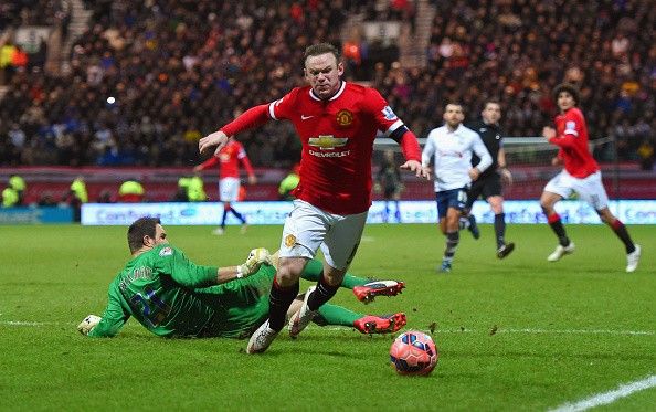 Rooney ghi bàn, M.U thắng ngược 3-1 để vào tứ kết cúp FA 15