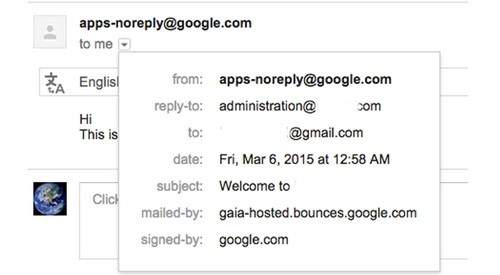 Lợi dụng lỗ hổng trên Google Apps để làm giả email 2