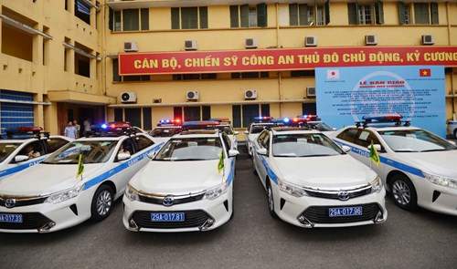 Công an Hà Nội tiếp nhận ô tô công nghệ mới phục vụ tuần tra 6