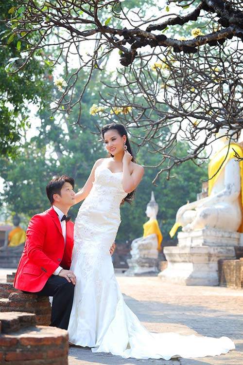 Dustin Nguyễn - Bebe Phạm tình tứ trong ảnh cưới ở Thái Lan 27
