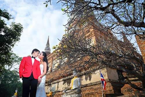 Dustin Nguyễn - Bebe Phạm tình tứ trong ảnh cưới ở Thái Lan 36