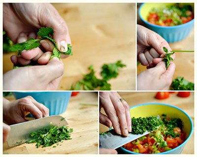 Cách làm salad cà chua kiểu Ma rốc lạ miệng cho bữa trưa 5