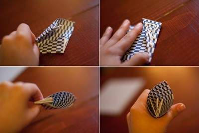 Cách làm quả cầu hoa theo phong cách origami cực yêu 6