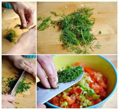 Cách làm salad cà chua kiểu Ma rốc lạ miệng cho bữa trưa 4
