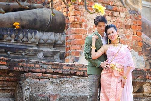 Dustin Nguyễn - Bebe Phạm tình tứ trong ảnh cưới ở Thái Lan 3