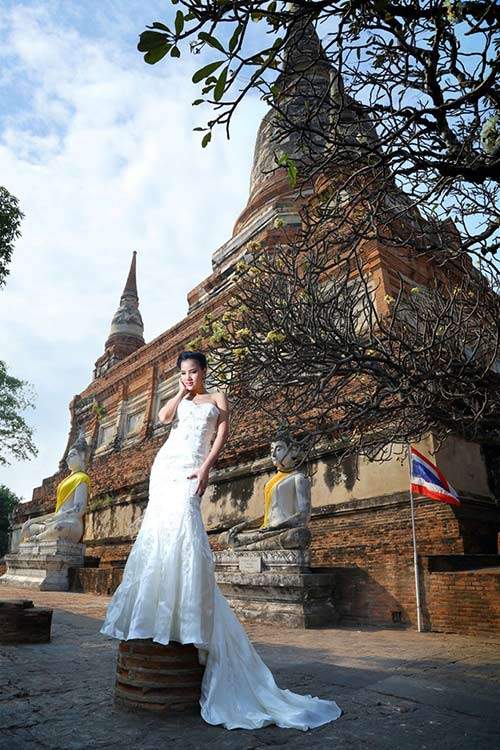 Dustin Nguyễn - Bebe Phạm tình tứ trong ảnh cưới ở Thái Lan 18