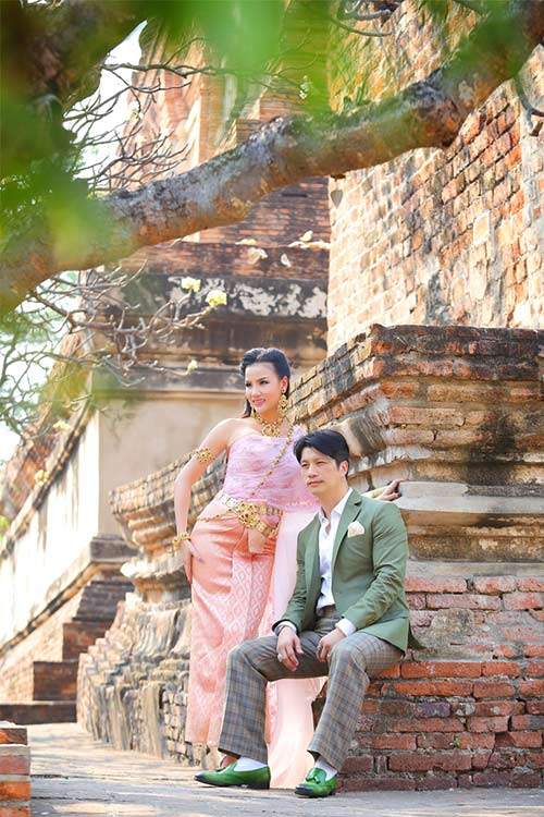 Dustin Nguyễn - Bebe Phạm tình tứ trong ảnh cưới ở Thái Lan 9
