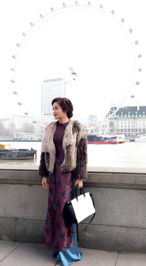 Huyền My khoe vẻ sành điệu tại London 12