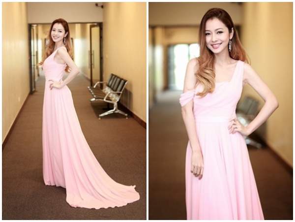 Hoa hậu Việt diện đầm hồng pastel ngọt ngào trên thảm đỏ 9