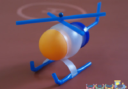 Cách làm máy bay đồ chơi bằng ống hút và chai nhựa 6