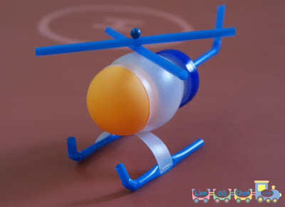 Cách làm máy bay đồ chơi bằng ống hút và chai nhựa 5